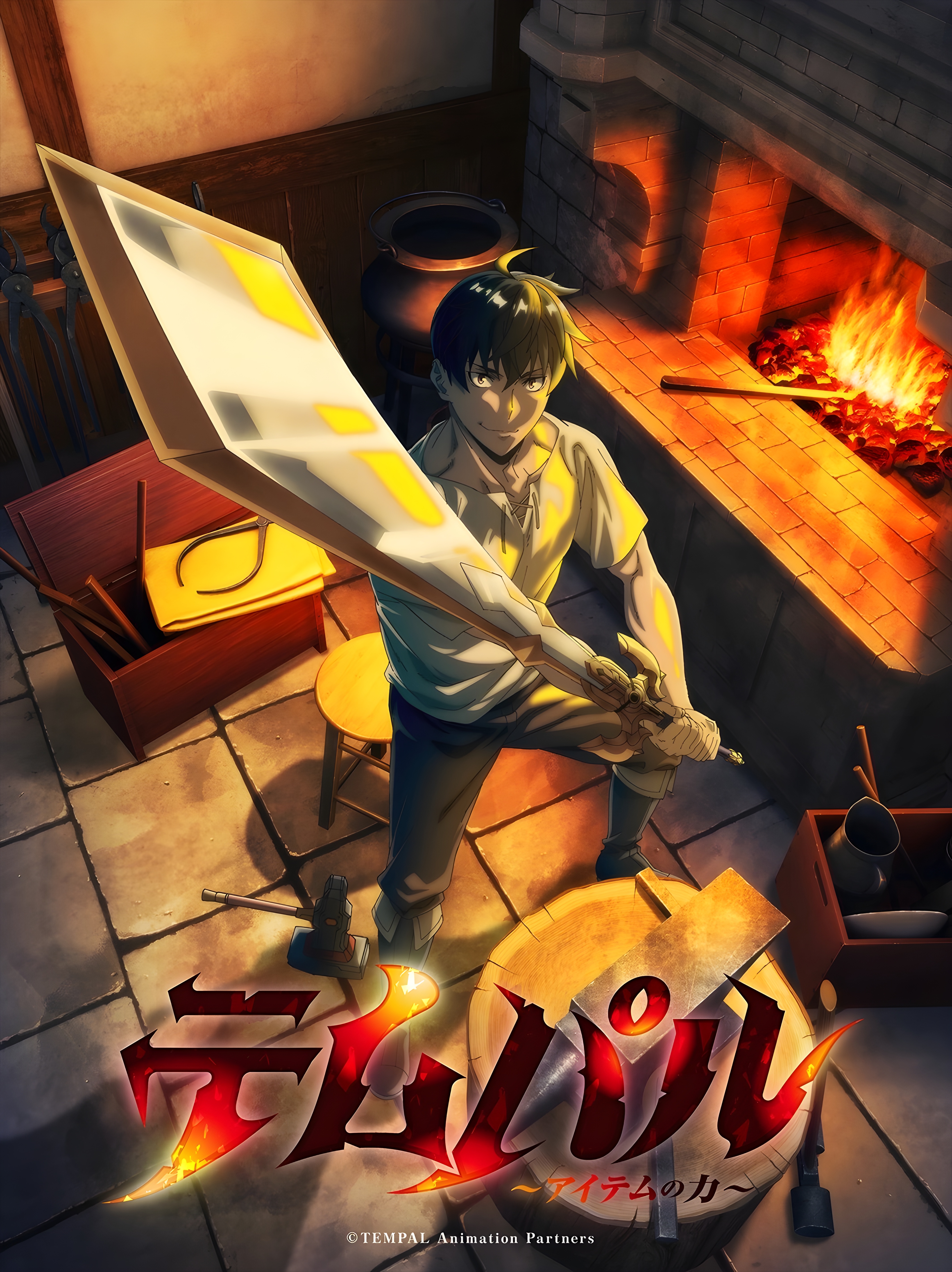 Visual oficial do anime Overgeared anunciado para 2026